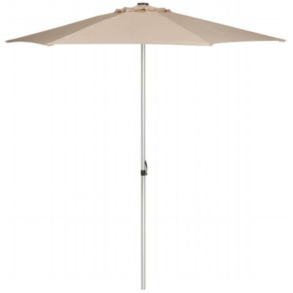 Safavieh Hurst 9 ft. Push Up Market Umbrella- Beige PAT8002A - main